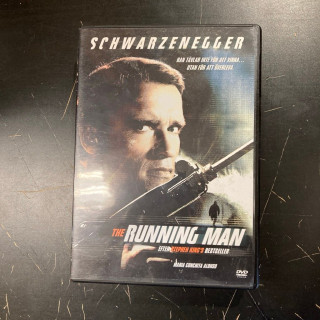 Running Man - juokse tai kuole DVD (VG/M-) -toiminta/sci-fi-